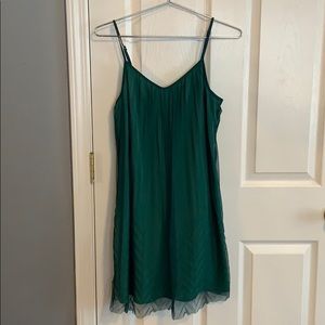 Blue-Green Shift Dress